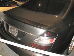 Mercedes with Matte Black paint