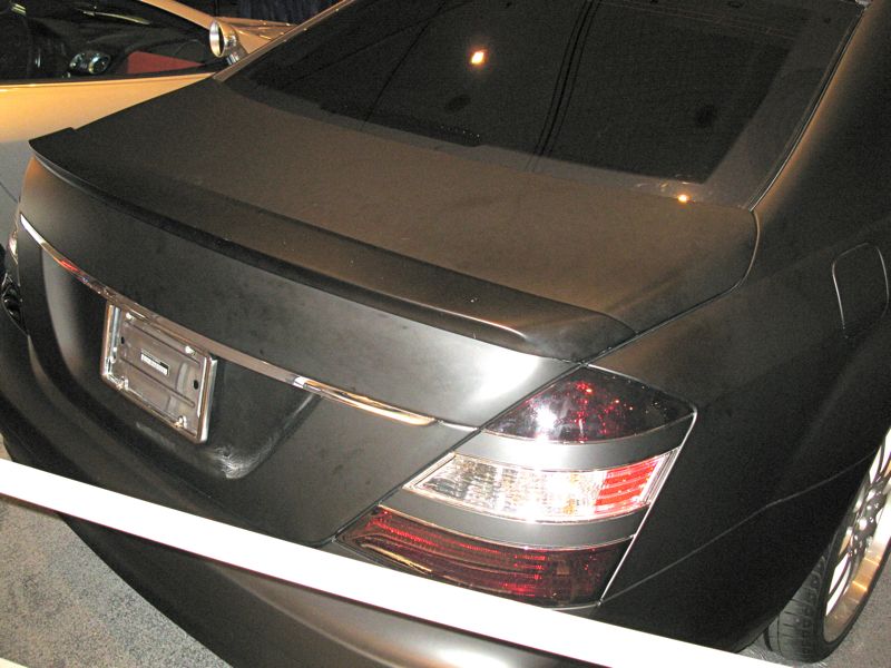 Mercedes with Matte Black paint